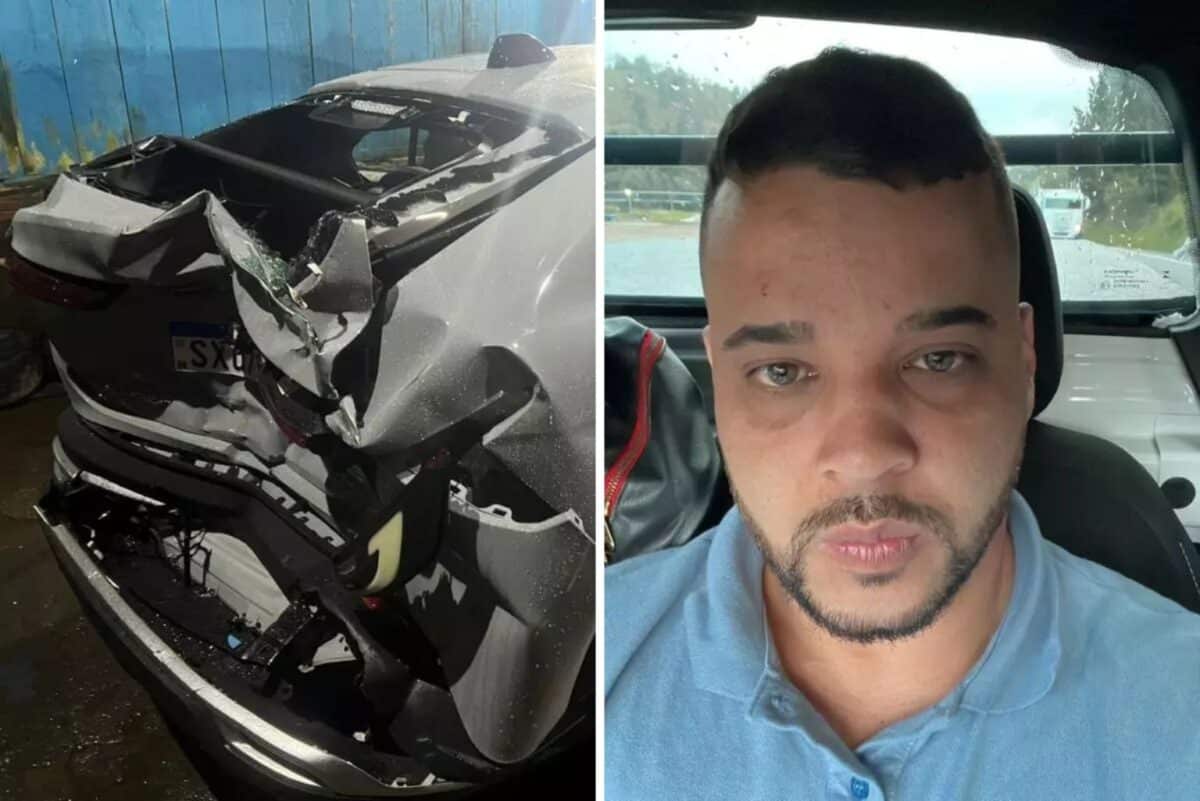 Envolvido em acidente fatal com van na BR-376 relata o que presenciou: “Gente berrando”