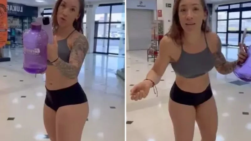 Influenciadora é expulsa da academia por conta de sua roupa curta