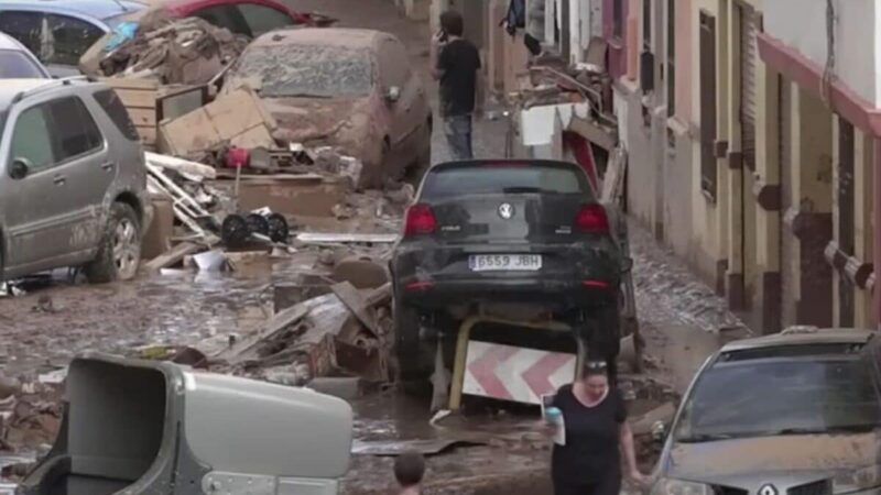 Espanha registra em 8 horas um volume de chuva superior ao de três dias no Rio Grande do Sul