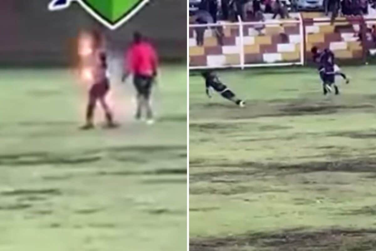 Tragédia! Jogador morre atingido por raio durante partida;